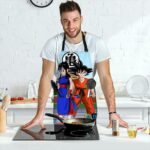Teen Son Goku and Chi Chi Dragon Ball Awesome Powerful Apron
