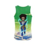 The Boondocks Huey Freeman Wearing Saiyan Armor Rap Tank Top
