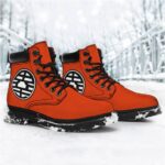 The Lord Of Worlds King Kai Kanji Orange All Weather Boots