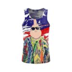 The Notorious B.I.G. Biggie Hip Hop DBZ Buu US Flag Tank Top