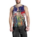 The Notorious B.I.G. Biggie Hip Hop DBZ Buu US Flag Tank Top