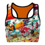 The Z Fighters Dragon Ball Z Cool and Awesome Sports Bra