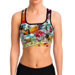 The Z Fighters Dragon Ball Z Cool and Awesome Sports Bra