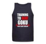 Training to Beat Goku or at Least Krillin Men Tank Top - Saiyan Stuff