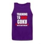Training to Beat Goku or at Least Krillin Men Tank Top - Saiyan Stuff