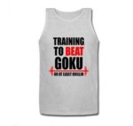 Training to Beat Goku or at Least Krillin Men Tank Top - Saiyan Stuff