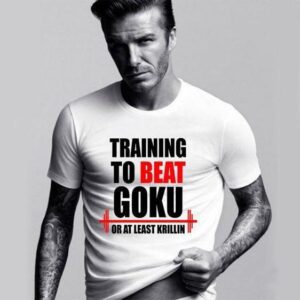 Training to Beat Goku or at Least Krillin T-Shirt Men