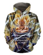 Dragon Ball Z Heartbreaking Majin Vegeta Super Saiyan Hoodie