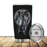 Ultra Instinct Son Goku Silhouette Dragon Ball Z Tumbler