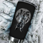 Ultra Instinct Son Goku Silhouette Dragon Ball Z Tumbler