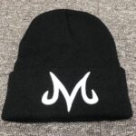 Dragon Ball Z Majin Buu Embroidered Logo Black Knit Beanie