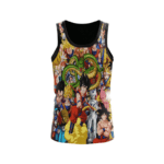 Dragon Ball Z Saiyan Vegeta Babidi Shenron Frieza Tank Top