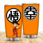 Fierce Kid Son Goku Kanji Sign Dragon Ball Z Awesome Tumbler