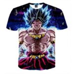 DBZ Legendary Super Saiyan Broly With Black Hair T-Shirt