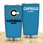 Capsule Corporation Logo Dragon Ball Z Powerful Cool Tumbler