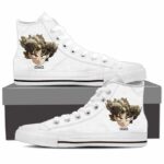 Dragon Ball Z Son Goku Weed Marijuana White Sneaker Shoes