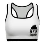 Prince of Saiyans Vegeta Dragon Ball White Cool Sports Bra