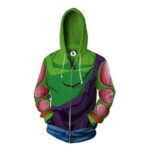 Piccolo Ma Junior DBZ Zip Up Cosplay 3D Hoodie