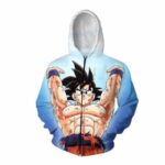 Dragon Ball Spirit Bomb Genki Dama Goku 3D Blue Hoodie