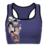 Son Gohan Kid to Adult Dragon Ball Z Cool Awesome Sports Bra