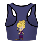 Son Gohan Kid to Adult Dragon Ball Z Cool Awesome Sports Bra