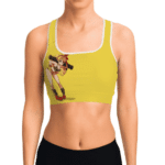 Launch Bad Girl Side Dragon Ball Z Cute Awesome Sports Bra