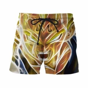 Dragon Ball Z - Super Saiyan Majin Vegeta 3D Swim Trunks Shorts