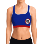 Piccolo Kanji Costume DBZ Blue Red White Awesome Sports Bra
