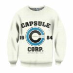 Dragon Ball Capsule Corp Logo Industrial Style Sweatshirt