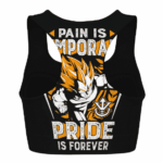 Vegeta Pride is Forever Dragon Ball Z Powerful Sports Bra