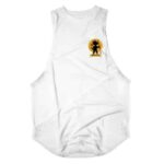 Dragon Ball Z Kid Goku Shadow Logo White Muscle Tank Top