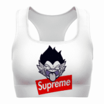 Supreme Gotenks Dragon Ball Z White Cool Awesome Sports Bra