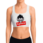 Supreme Gotenks Dragon Ball Z White Cool Awesome Sports Bra