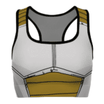 Vegeta Saiyan Armor Costume Dragon Ball Z Awesome Sports Bra