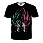 DBZ Goku Super Saiyan God Blue Rose SSGSS Dope Design T-Shirt