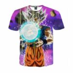 Dragon Ball Z Goku Ultra Instinct Form White Hair T-Shirt