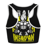 SSJ Vegeta Train Insaiyan Dragon Ball Z Powerful Sports Bra