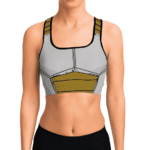 Vegeta Saiyan Armor Costume Dragon Ball Z Awesome Sports Bra