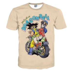 DBZ Goku Chi Chi Biker Motorbike Glasses Cool Design Streetwear T-Shirt