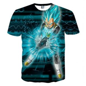 Dragon Ball Super Vegeta Blue Double Galick Gun Epic T-Shirt