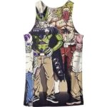Usual Suspects Dragon Ball Z Villains Wanted Vintage Tank Top - Saiyan Stuff
