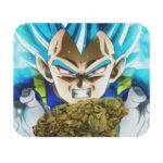 Vegeta SSJ Blue Ganja Kush Weed Non-Slip Mouse Pad