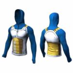 Vegeta Saiyan Battle Armor Compression Hooded Long Sleeves Shirt