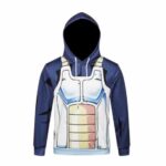 Vegeta Saiyan Battle Armor Compression Hooded Long Sleeves Shirt