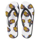 Vegeta Sinister Smile Super Saiyan 2 Pattern Flip Flops