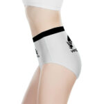 Vegeta Sporty DBZ White And Black Women's High-Waist Brief