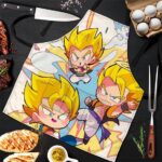 Vegito Gogeta and Gotenks Dragon Ball Super Powerful Apron