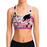 Videl Anime and Manga Dragon Ball Cool Awesome Sports Bra
