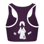Videl Motivational Quote Dragon Ball Cool Awesome Sports Bra