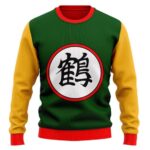 Dragon Ball Z Chiaotzu Crane Kanji Cosplay Wool Sweater